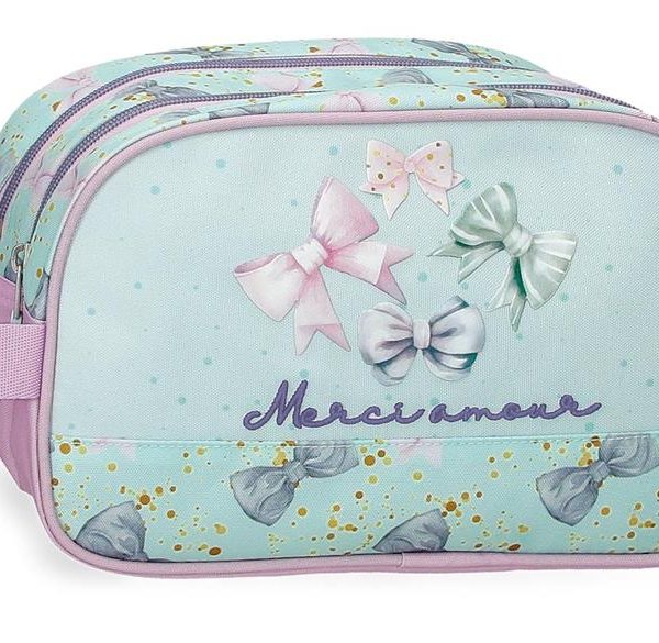 ENSO MERCI AMOUR dečiji neseser sa 2 pregrade - mint