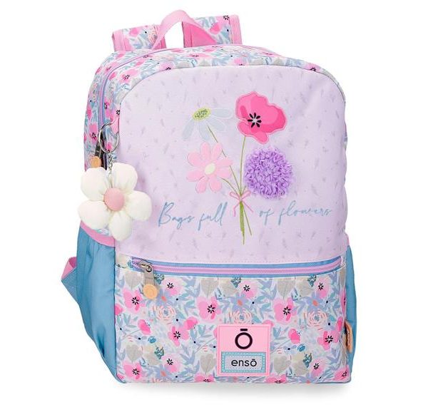 ENSO FULL OF FLOWERS ranac za vrtić - pink