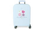 ENSO FULL OF FLOWERS dečiji kofer 55 cm - sky blue