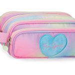 ENSO FREE SPIRIT prazna pernica sa 5 pregrada - pink