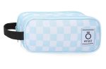 ENSO FLEUR ženski neseser sa 3 pregrade - sky blue