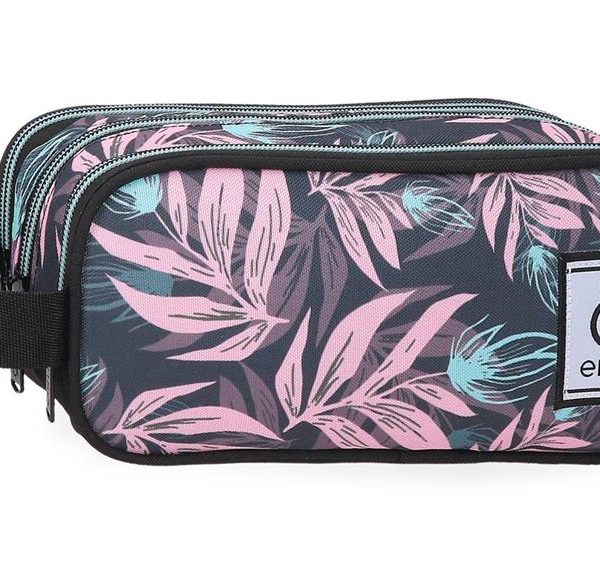 ENSO FLEUR ženski neseser sa 3 pregrade - ljubičasta