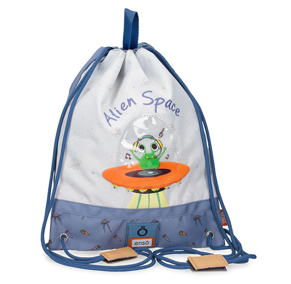 ENSO ALIEN SPACE dečija torba za užinu - plava