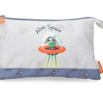 ENSO ALIEN SPACE prazna pernica sa 3 pregrade - plava