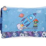 ENSO NEW FRIENDS prazna pernica sa 3 pregrade - plava