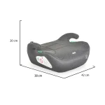 Auto sedište buster Jet 125-150cm Dark Grey - Слика 5