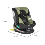 Auto sedište Serengeti I-size 40-150cm Sky Green - Слика 8