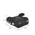 Moni Auto sedište buster Dakar 125-150cm Black - Слика 7