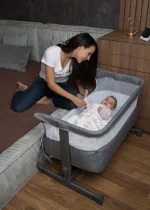 Kolevka za bebe Always Together Beige - Слика 8