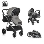 Kombinovana kolica za bebe Kali Grey