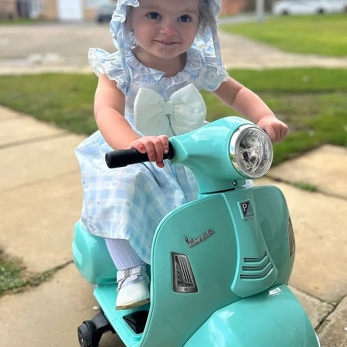 Vespa skuter za decu - Turquoise - Слика 6