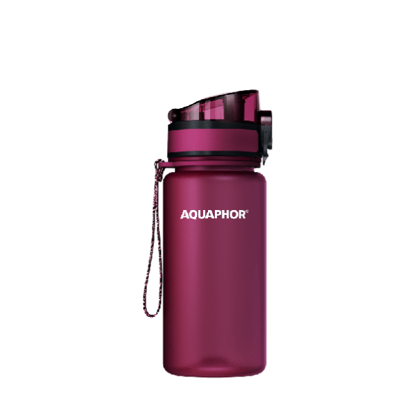 Filter flasa Akvafor City 350 ml rubin