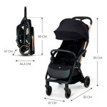 KINDERKRAFT KOLICA APINO RAVEN BLACK - Слика 2