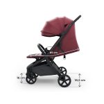 Kinderkraft kolica NUBI 3 DARK RUBY - Слика 3