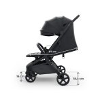 Kinderkraft kolica NUBI 3 MIDNIGHT BLACK - Слика 3