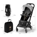 KINDERKRAFT KOLICA PILOT 2 BIZUU LUNAR BLACK