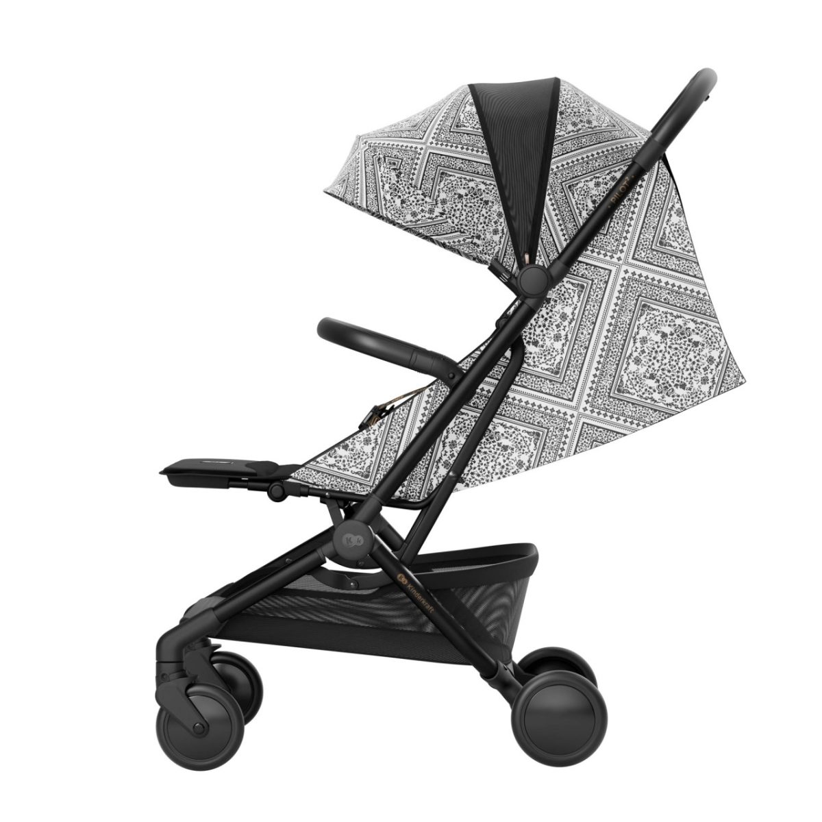 KINDERKRAFT KOLICA PILOT 2 BIZUU LUNAR BLACK - Слика 8