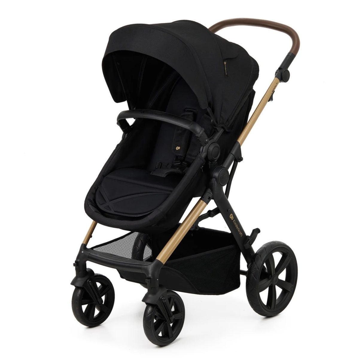 KINDERKRAFT MOOV 2 KOLICA ZA BEBE 3U1 PURE BLACK - Слика 6
