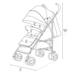 MoMi Akira kišobran kolica Beige, 6m+ - Слика 9