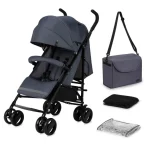 MoMi Akira kišobran kolica Dark Grey, 6m+ - Слика 12
