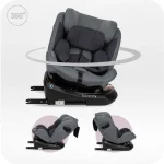 MoMi Emi auto sedište i-Size Grey, 40-150 cm Isofix - Слика 6