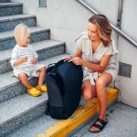 MoMi Grace kišobran kolica za bebe Black, 6m+ - Слика 11