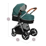 MoMi Limuru kolica za bebe 2u1 Green - Слика 14