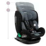 MoMi Urso auto sedište i-Size Black Grey, 40-150 cm Isofix - Слика 9