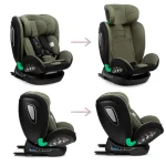 MoMi Urso auto sedište i-Size Green, 40-150 cm Isofix - Слика 7