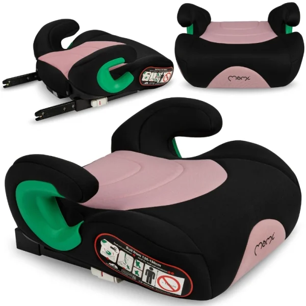 MoMi Venko buster sedište i-Size Pink, 135-150cm Isofix
