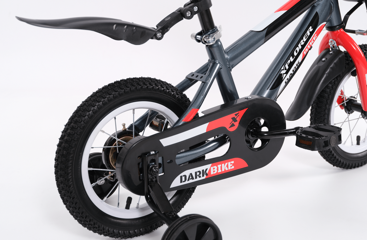 Xplorer kids bicycle DARK black-red 12" - Слика 4