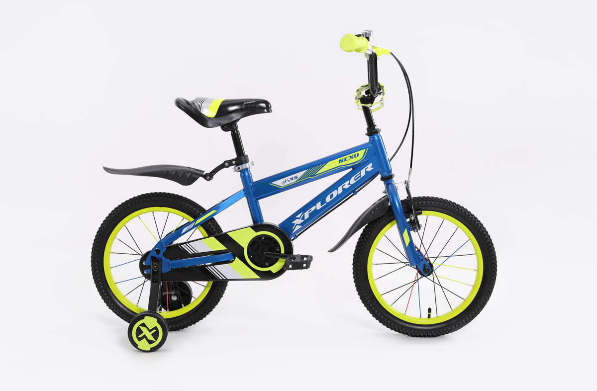 Xplorer kids bicycle NEXO navy blue-yellow 16" - Слика 1