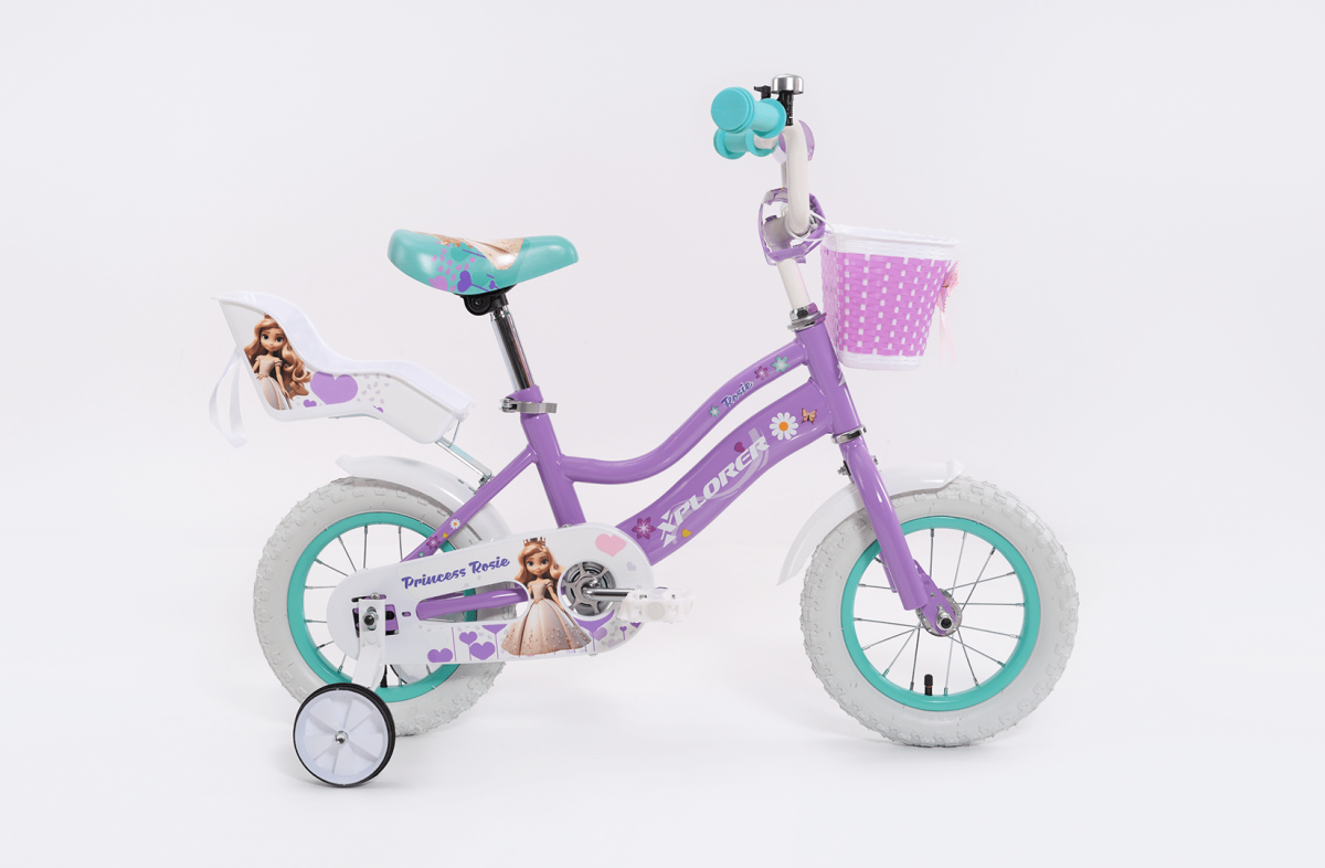 Xplorer kids bicycle ROSIE purple 12" - Слика 1