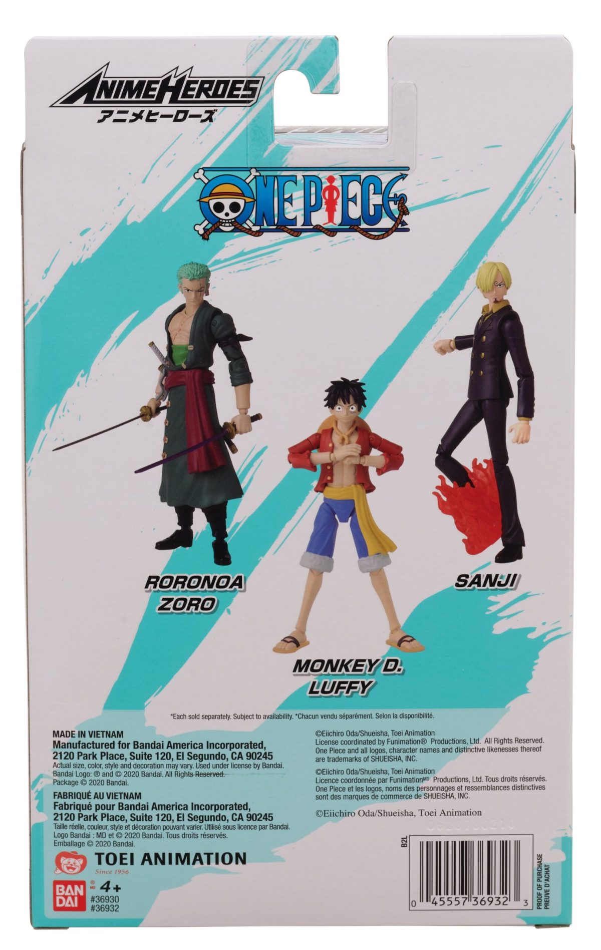 One Piece AH Roronoa Zoro figura 17 cm - Слика 9