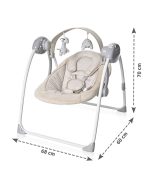 LORELLI KOLICA ZA BEBE REYA 3u1 - BROWN I GRATIS LEZALJKA PORTOFINO - Слика 2