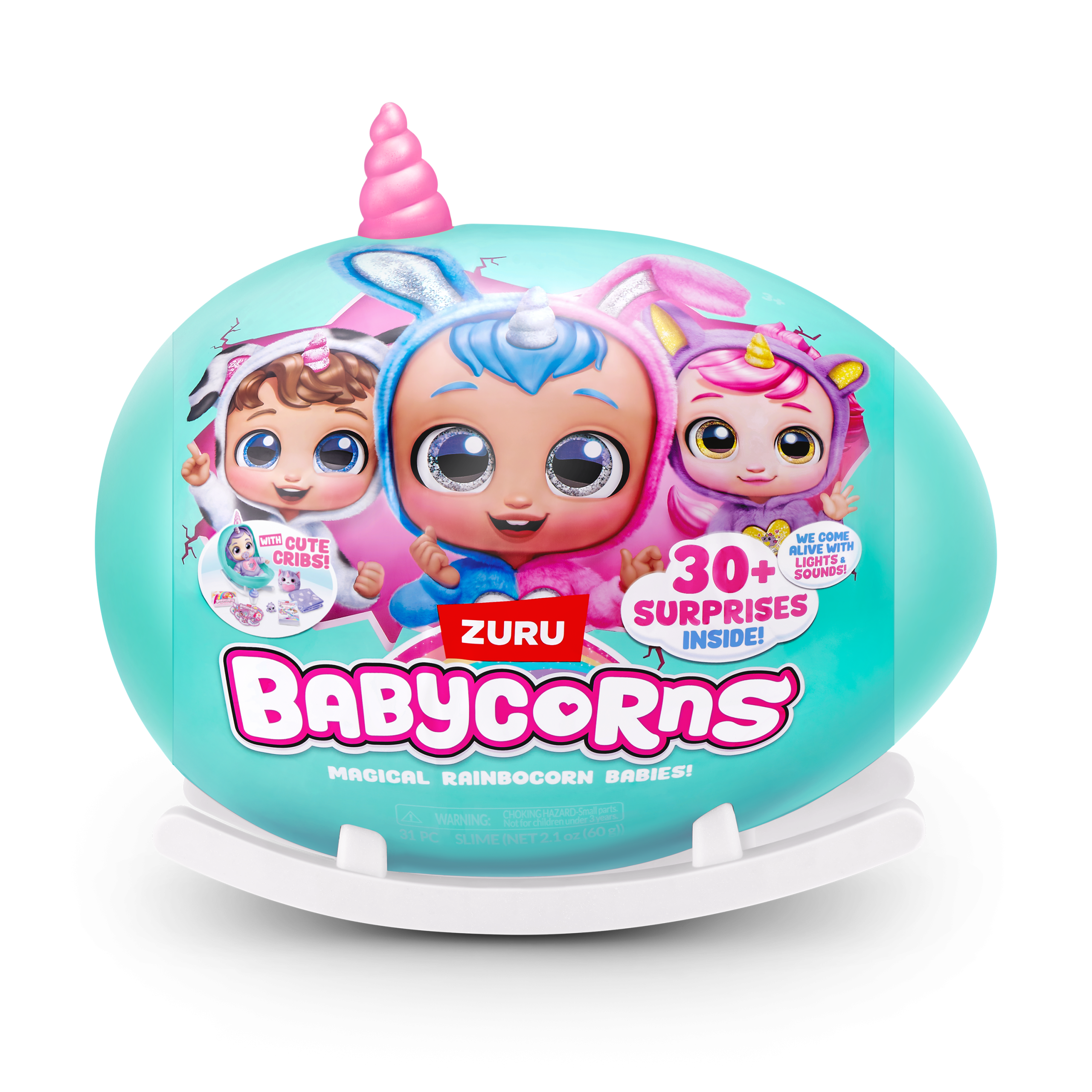 92108E-BABYCORNS-BABYCORNS-SURPRISE-SERIES-1-Front-of-Pack-03 Babycorns-velika lutka s kolevkom - Слика 1