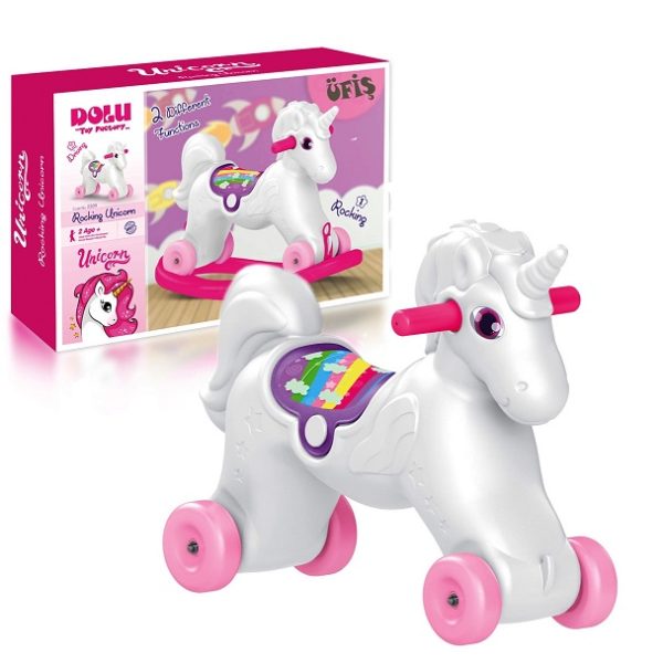 Konjić guralica sa dodatkom za ljuljanje Dolu  025098