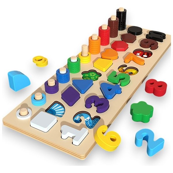 BBO DRVENA IGRACKA 4u1 LOGARITAMSKA TABLA (3g+)