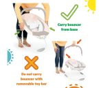 KIDS II BRIGHT STARTS LEZALJKA ZA BEBE - PINK PARADISE 16732 - Слика 2