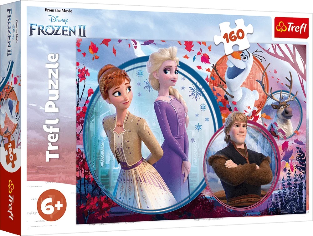 T15374-4 Puzzle 160 delova-Frozen - Слика 1