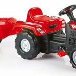 Traktor sa prikolicom crveni Dolu 081469