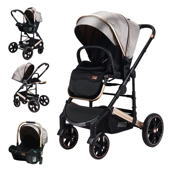 BBO KOLICA ZA BEBE (U8) MEGAMOVE SET - MOCHA