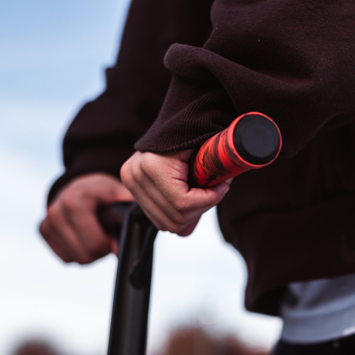 Trotinet za decu Stunt Deluxe scooter Black Fire 2 točka do 100 kg crna/crvena Bold Cube - Слика 11