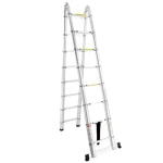 SuperStep Duple FULL Aluminijumske Teleskopske Merdevine 2,5+2,5m