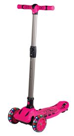 Sklopivi trotinet za decu Maxi Twist sa 3 svetleća točka do 50kg roze Cool Wheels - Слика 12