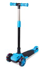 Sklopivi trotinet za decu Tulpar svetleći sa 3 točka do 30kg plavi Cool Wheels