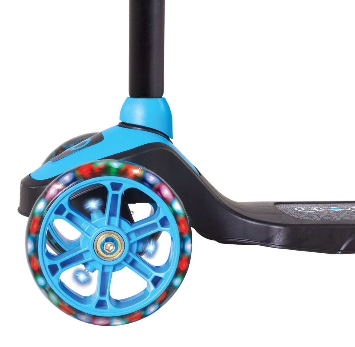 Trotinet Twist Scooter svetleći  sa 3 točka do 40kg  plavi Cool Wheels - Слика 13