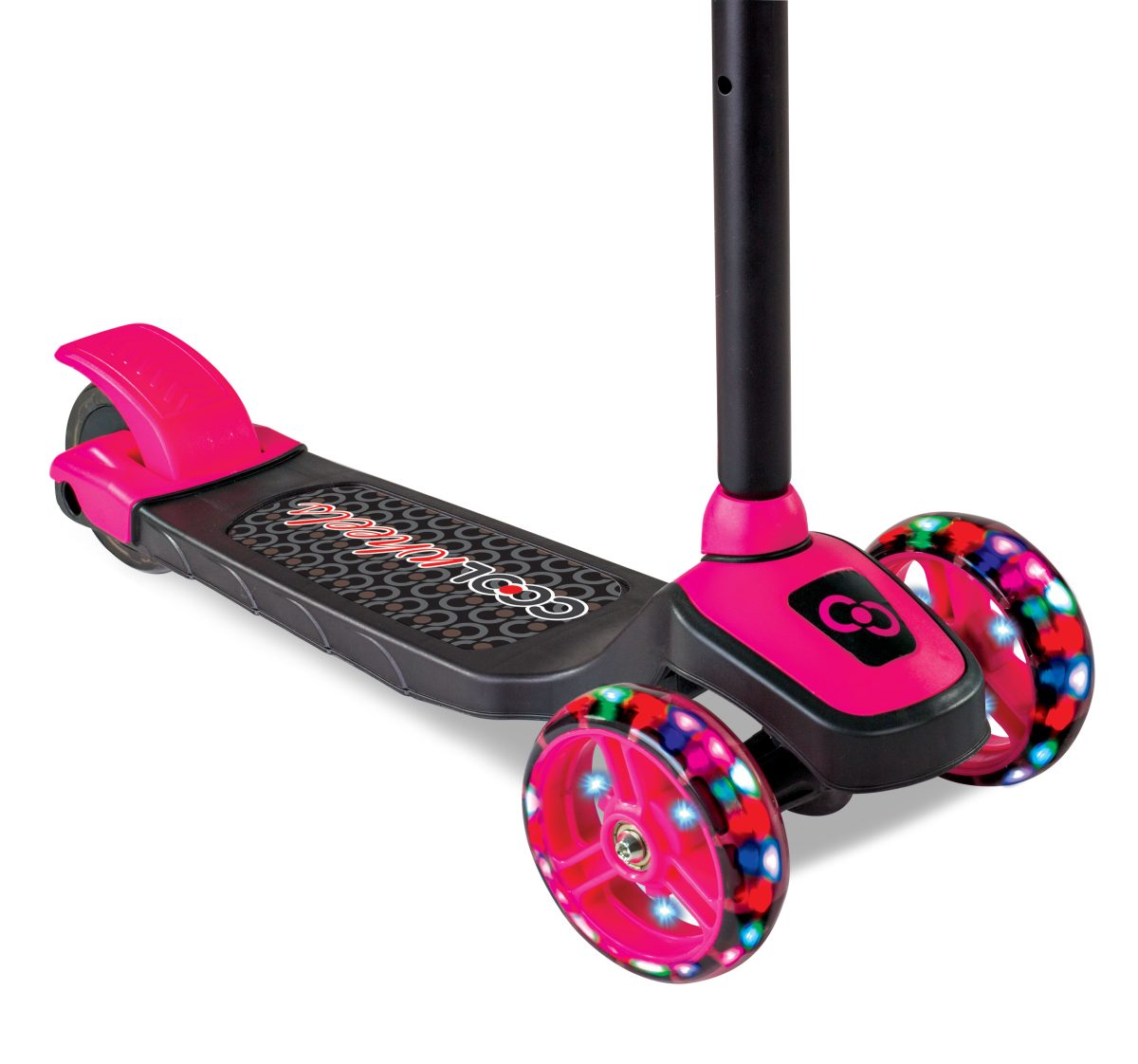 Trotinet Twist Scooter svetleći  sa 3 točka do 40kg roze Cool Wheels - Слика 12