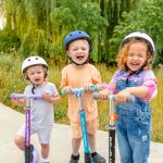 Sklopivi trotinet za decu Raketa 3 svetleća točka do 50kg crna Bold Cube - Слика 5