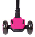 Sklopivi trotinet za decu  Tulpar svetleći sa 3 točka do 30 kg roze Cool Wheels - Слика 11